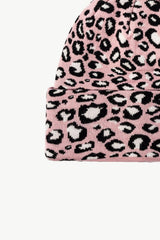 Leopard Pattern Cuffed Beanie - Trendsi