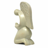 Praying Angel Soapstone Sculpture - Natural Stone - Flyclothing LLC