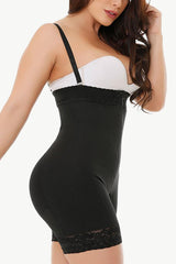 Full Size Zip Up Under-Bust Shaping Bodysuit - Trendsi