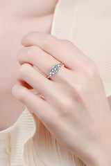 1 Carat Moissanite Heart Ring - Flyclothing LLC