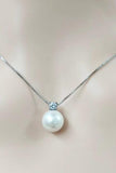 Freshwater Pearl 925 Sterling Silver Necklace - Flyclothing LLC