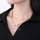 Synthetic Pearl Stainless Steel Necklace - Flyclothing LLC