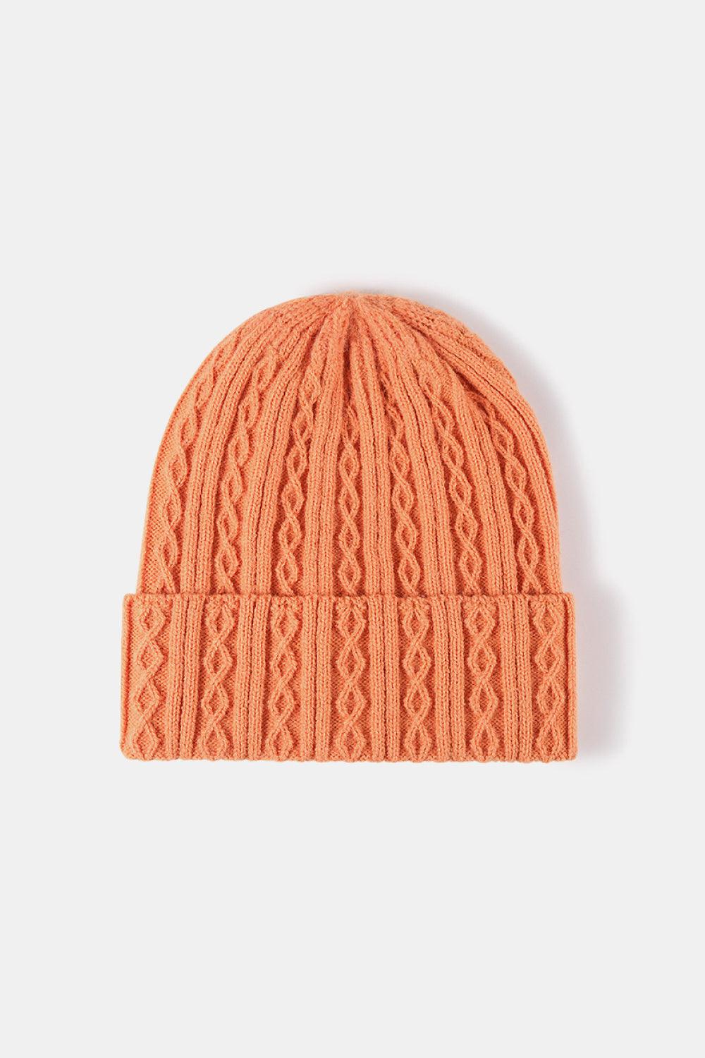 Mixed Knit Cuff Beanie - Flyclothing LLC