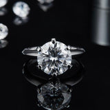 5 Carat Moissanite 925 Sterling Silver Ring - Flyclothing LLC