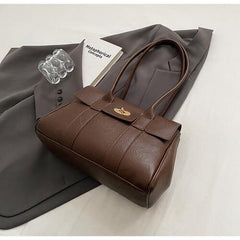 PU Leather Shoulder Bag - Trendsi