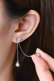 2.6 Carat Moissanite 925 Sterling Silver Earrings - Flyclothing LLC