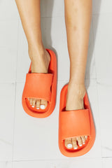 MMShoes Arms Around Me Open Toe Slide in Orange - Flyclothing LLC