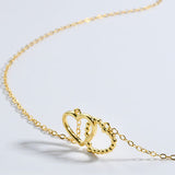 Heart Shape Spring Ring Closure Necklace - Flyclothing LLC