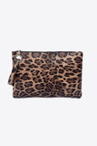 Leopard PU Leather Clutch - Trendsi