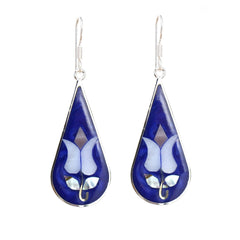 Tulip Abalone Teardrop Earrings - Flyclothing LLC