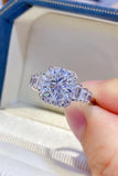 3 Carat Moissanite 925 Sterling Silver Ring - Flyclothing LLC