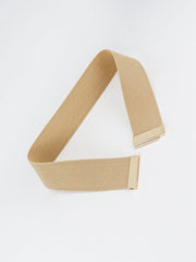 Alloy Buckle Elastic Belt - Trendsi