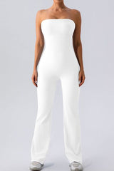 Sleeveless Straight Active Jumpsuit - Flyclothing LLC