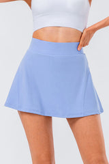 High Waist Pleated Active Skirt - Flyclothing LLC