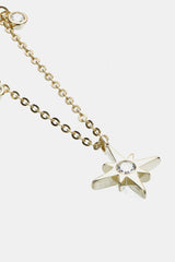 Moissanite North Star Pendant 925 Sterling Silver Necklace - Flyclothing LLC