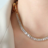 Titanium Steel Gold-Plated Necklace - Flyclothing LLC