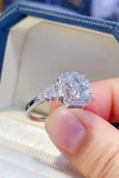 3 Carat Moissanite 925 Sterling Silver Ring - Flyclothing LLC