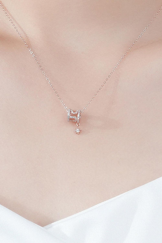 Rely On Fate Cubic Zirconia Pendant Necklace - Flyclothing LLC