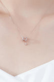 Rely On Fate Cubic Zirconia Pendant Necklace - Flyclothing LLC