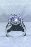 5 Carat Moissanite Platinum-Plated Ring - Flyclothing LLC