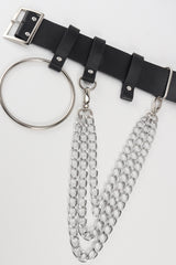 PU Belt with Chain - Flyclothing LLC