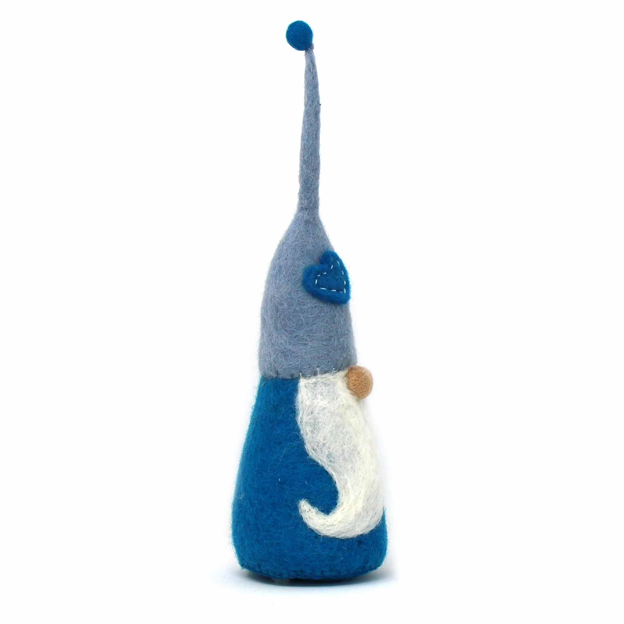 Winter Blues Felt Gnomes Trio, Set of 3 - Flyclothing LLC