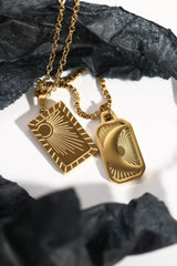 Stainless Steel 18K Gold-Plated Necklace - Flyclothing LLC