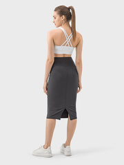 Slit Wrap Active Skirt - Flyclothing LLC