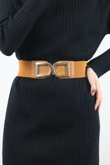 Double D Buckle PU Belt - Flyclothing LLC