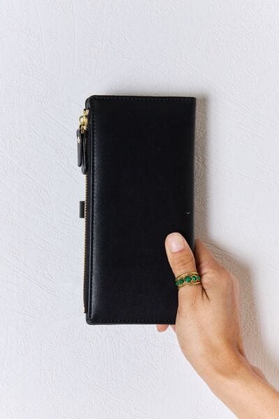 David Jones Texture PU Leather Wallet - Flyclothing LLC