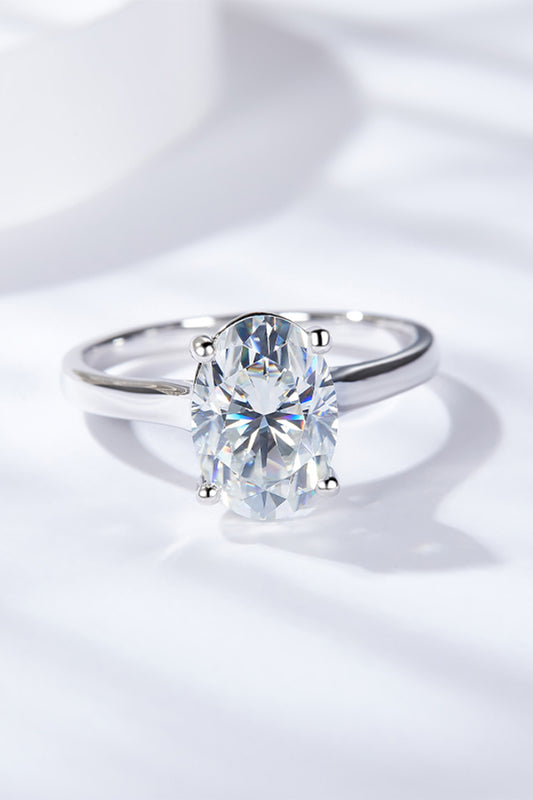 2.5 Carat Moissanite Solitaire Ring - Flyclothing LLC