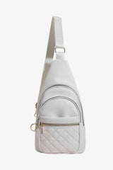 PU Leather Sling Bag - Trendsi