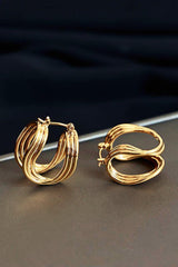 U-Shaped Hoop Earrings - Flyclothing LLC