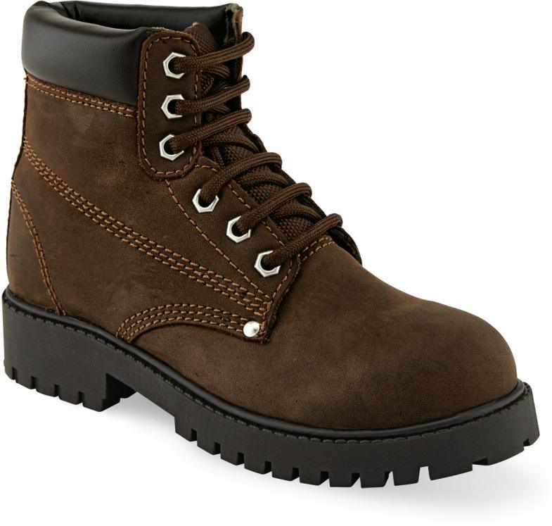 Old West Brown Childrens Outdoor Boot - Old West