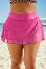 Full Size Layered Swim Skirt - Flyclothing LLC