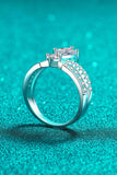 925 Sterling Silver Moissanite Crown Ring - Flyclothing LLC