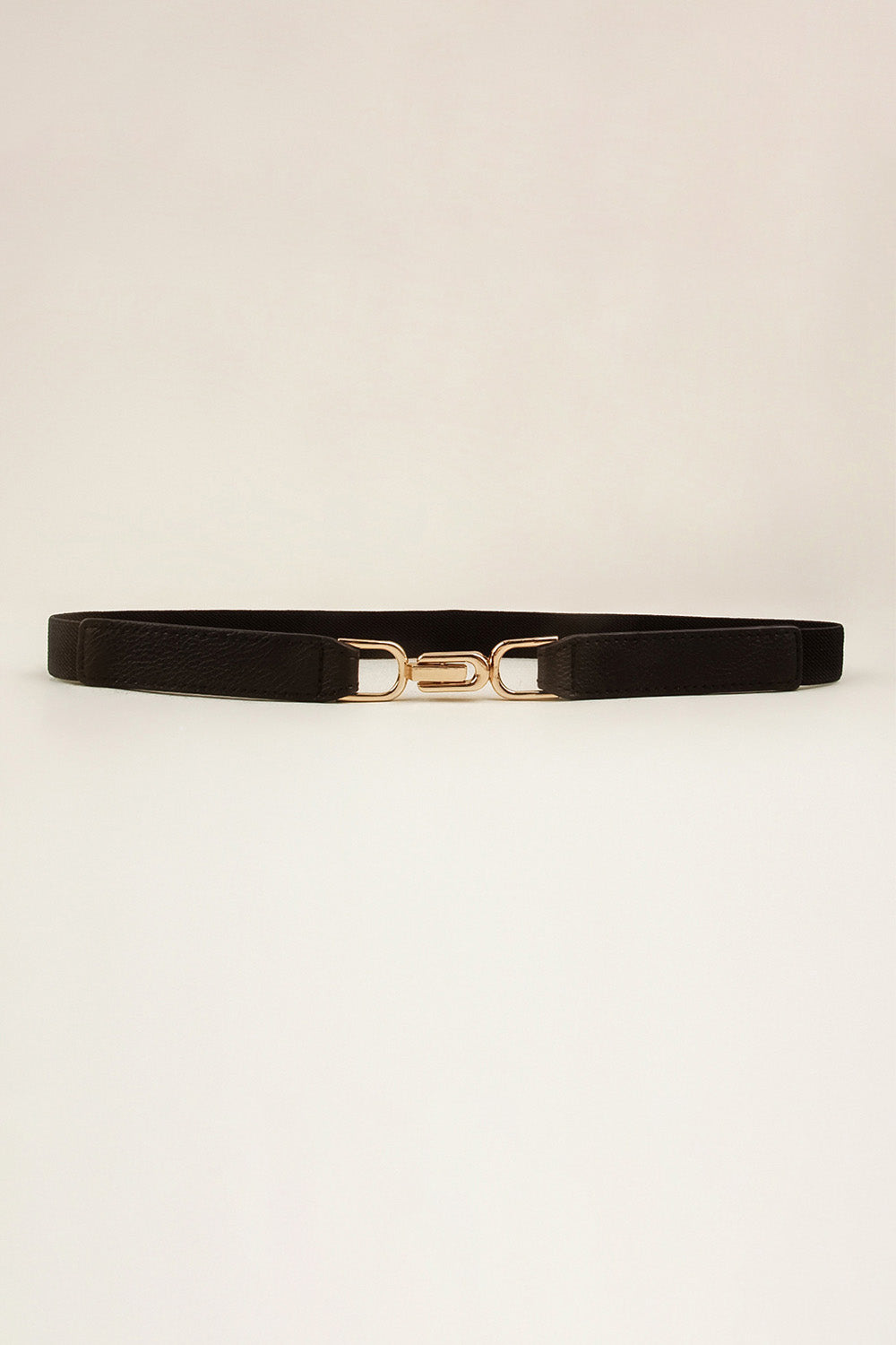 Alloy Buckle Elastic Belt - Trendsi