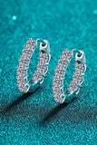 1.8 Carat Moissanite Hoop Earrings - Flyclothing LLC