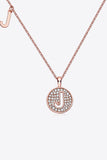 Moissanite A to J Pendant Necklace - Flyclothing LLC