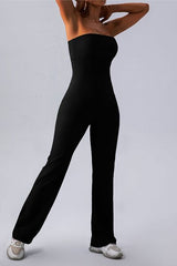 Sleeveless Straight Active Jumpsuit - Flyclothing LLC