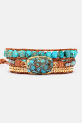 Handmade Natural Stone Copper Bracelet - Flyclothing LLC