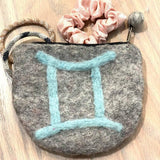 Felt Gemini Zodiac Coin Purse - Global Groove - Global Groove