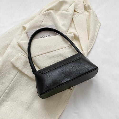 PU Leather Shoulder Bag - Trendsi