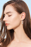 1.8 Carat Moissanite 925 Sterling Silver Drop Earrings - Flyclothing LLC