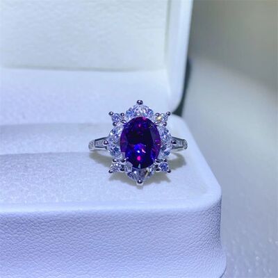 2 Carat Moissanite 925 Sterling Silver Ring - Flyclothing LLC