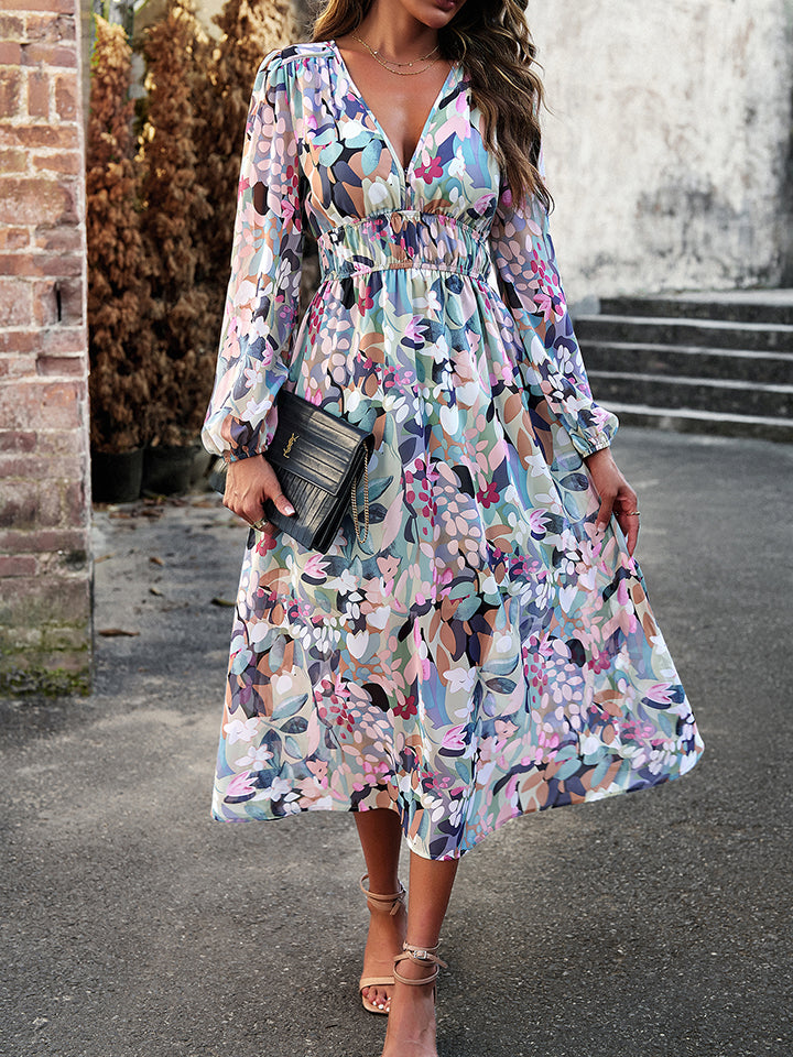 Louisville Print Trench Dress