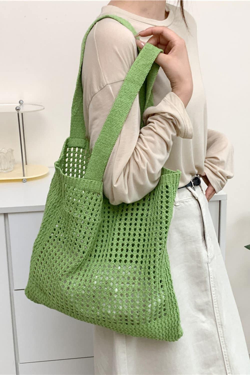 Openwork Tote Bag - Flyclothing LLC