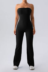 Sleeveless Straight Active Jumpsuit - Flyclothing LLC