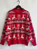 Christmas Element Dropped Shoulder  Sweater - Flyclothing LLC