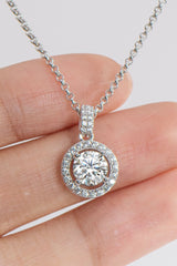 Zircon Pendant 925 Sterling Silver Necklace - Flyclothing LLC